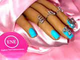 “Cherish" 20pc ENE Hand Set in Short Square (Ready to ship) matching toe set sold separately