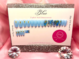 “Blue" 20pc ENE Hand Set in Medium Square (Ready to ship)