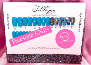 “Soliloquy" Freestyle Custom ENE Hand/Toe Set (Made to Order)