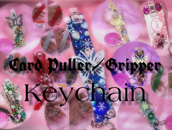 Card Puller/Gripper Keychain (Handmade)