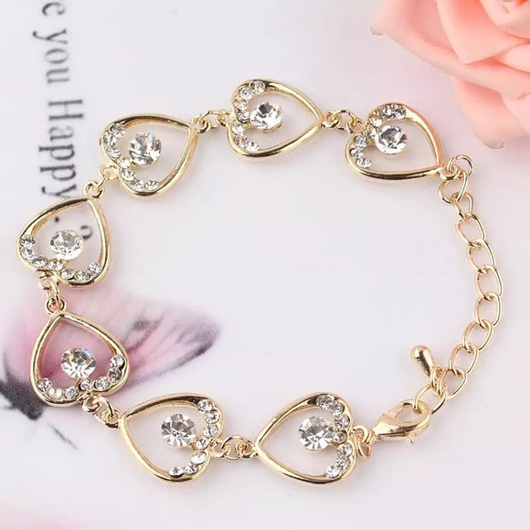 “Icy Hearts” Bracelet