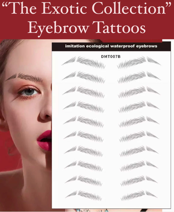“The Exotic Collection” Eyebrow Tattoos