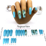 “Aquarius" Freestyle Custom ENE Hand/Toe Set (Made to Order)