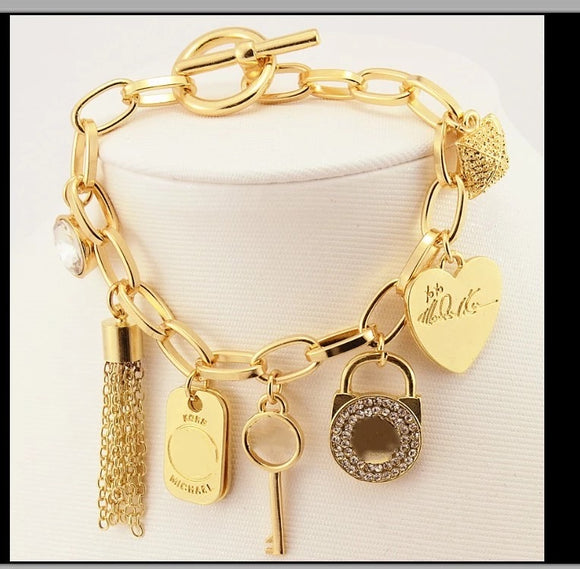 “MK Luxury” Charm Bracelet