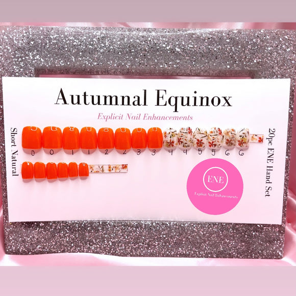 “Autumnal Equinox”  20pc ENE Hand Set in Short Natural (Ready to ship)