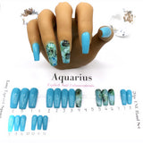 “Aquarius" Freestyle Custom ENE Hand/Toe Set (Made to Order)