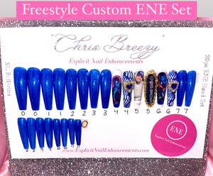 “Chris Breezy" Freestyle Custom ENE Hand/Toe Set (Made to Order)