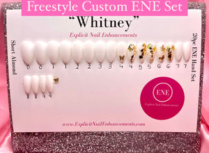 “Whitney" Freestyle Custom ENE Hand/Toe Set (Made to Order)