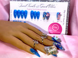 “Sweet Treats & Good Vibes" 20pc ENE Hand Set in XLong Almond (Ready to ship)